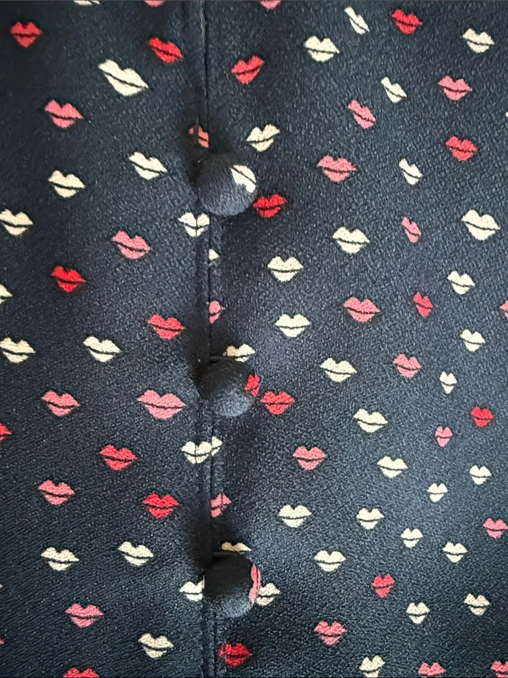 kate spade navy dress with pink heart pattern (NWT)